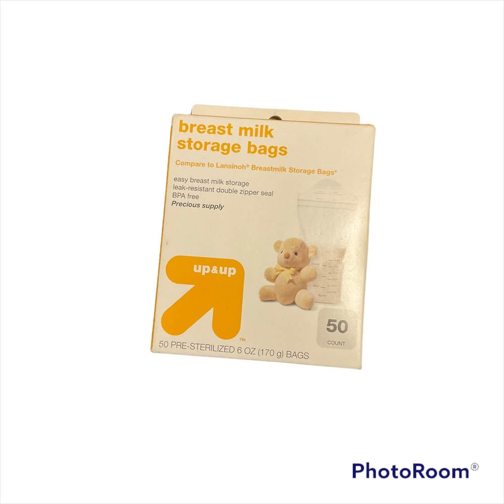 Breast milk storage bags